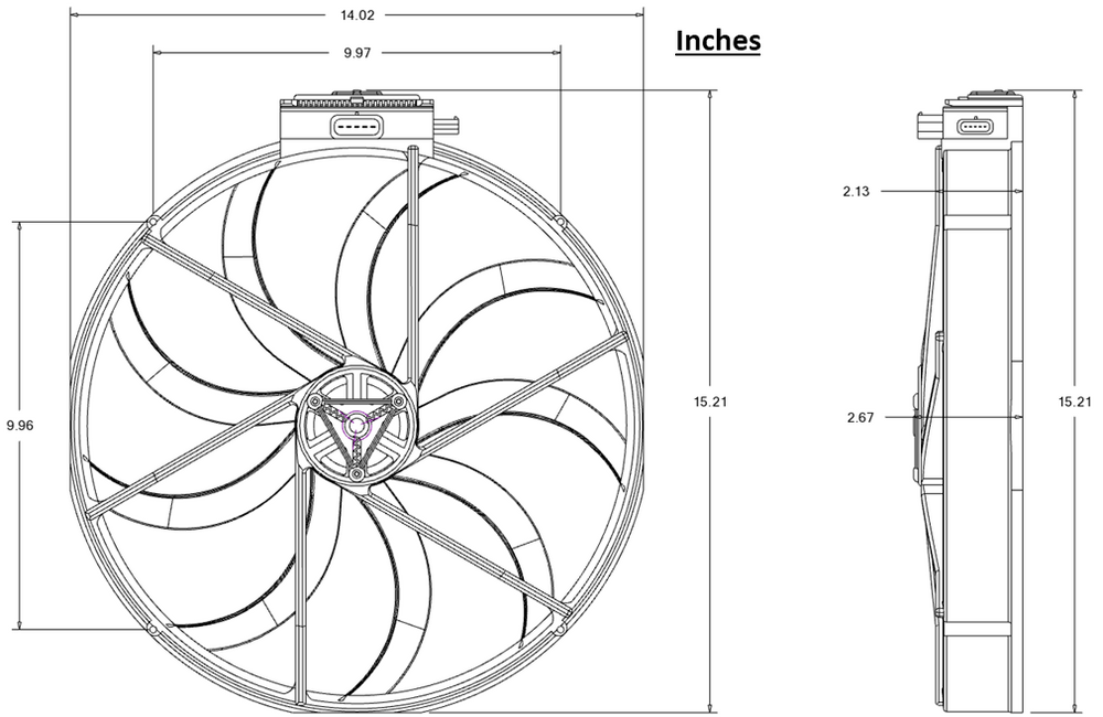 14" Brushless Fan Kit