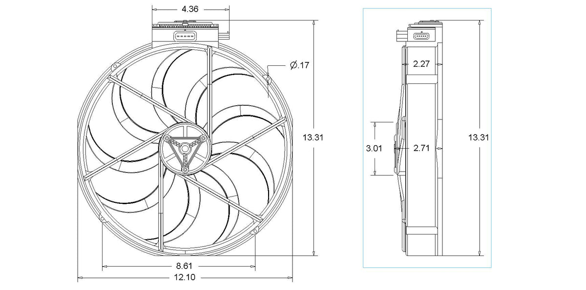 High Performance Brushless Cooling Fan Kits Delta PAG