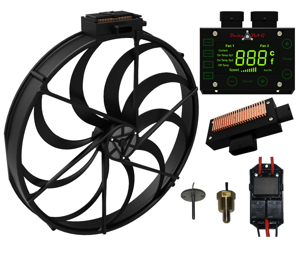 Trojan horse suicide perspective 16" Brushless Fan Kit | deltapag